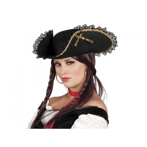klobouk pirátský černý