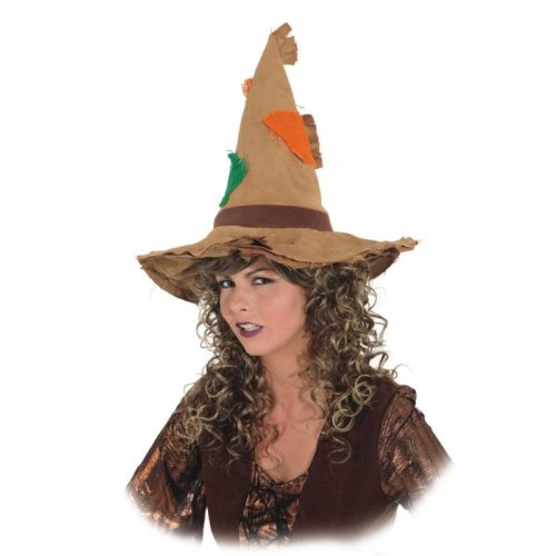 klobouk hnědý čarodějnice