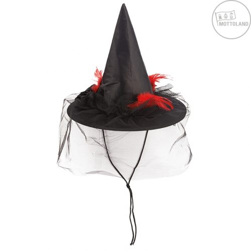 čarodějnický klobouk černý