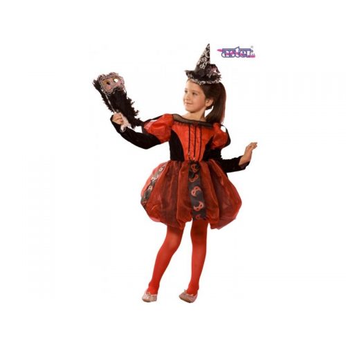 Foto - dětský kostým čarodějnice na bálu