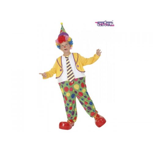 dětský kostým klaun s kravatou 4-6 let