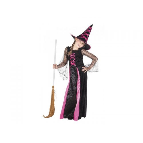 dětský kostým čarodějnice s pavučinou 10-12 let