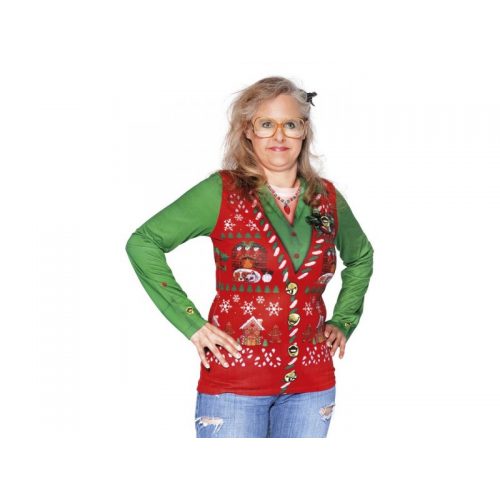 kostým vánoční svetr M