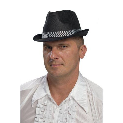 klobouk Al Capone EKO černý II