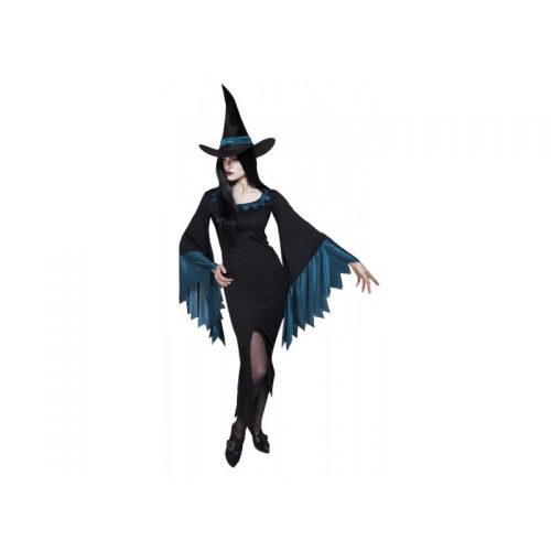 dámský kostým čarodějnice s kloboukem