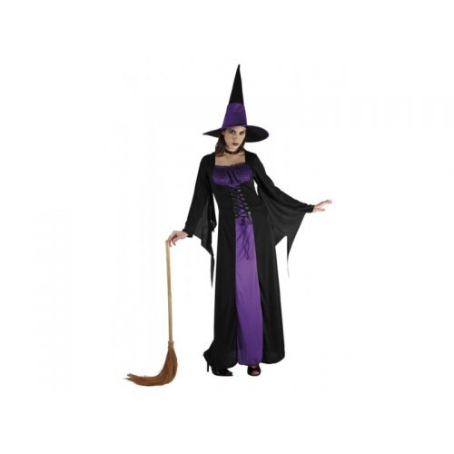 Foto - čarodějnice purpurová s kloboukem M