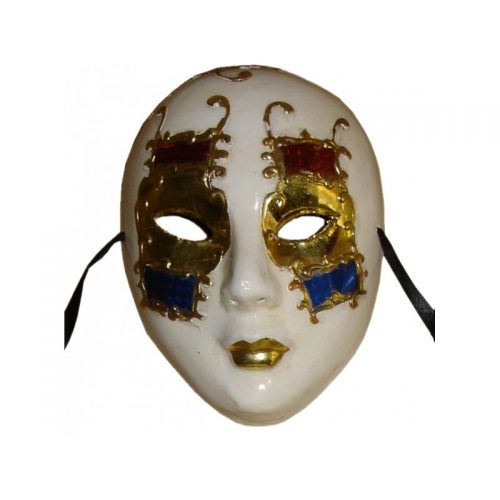 maska na obličej zlatá