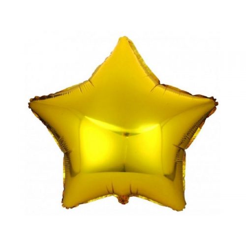 balónek hvězda zlatý