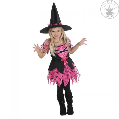 dívčí kostým čarodějnice růžová