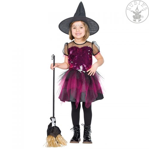 dívčí kostým čarodějnice třpytivá