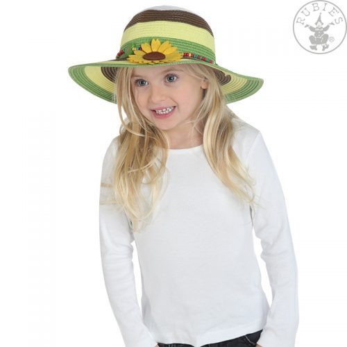 Foto - dětský klobouk s květem