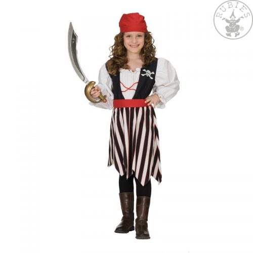 karnevalový kostým pirátka se sukýnkou