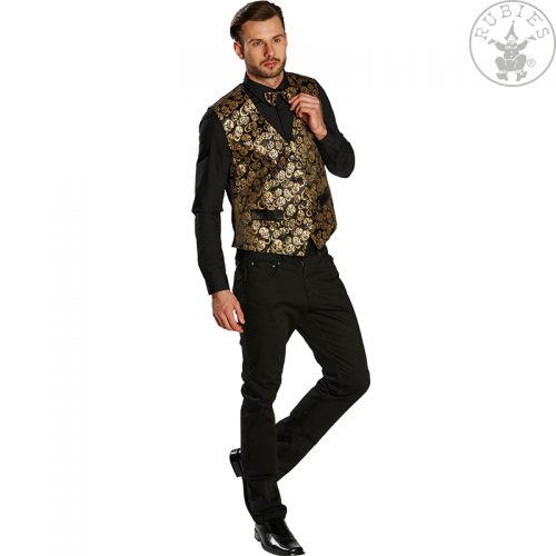 pánská vesta s lebkami