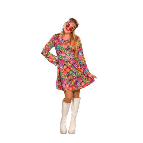 dámské hippie šaty a čelenka