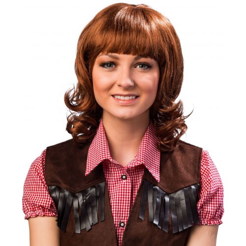 dámská paruka hnědá