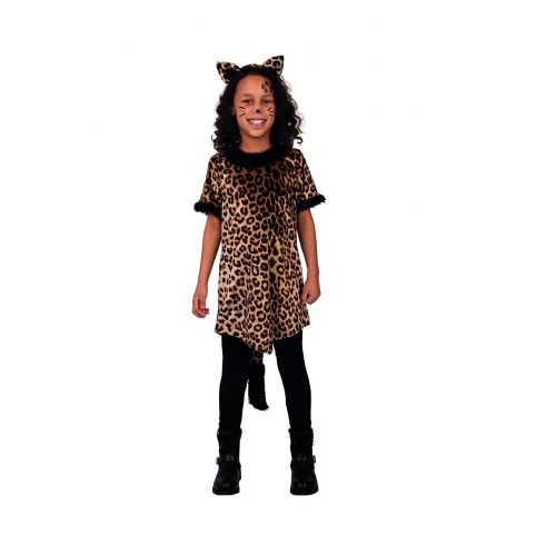 dívčí kostým leopardí šaty
