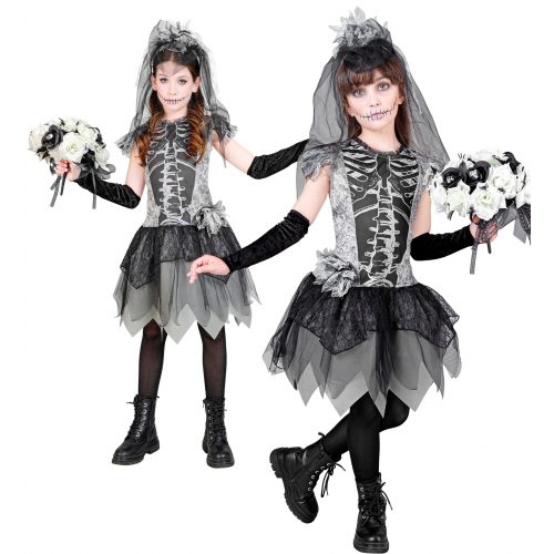 dívčí kostým nevěsta halloween