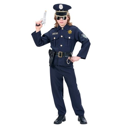 chlapecký kostým policista