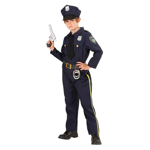 chlapecký kostým policista