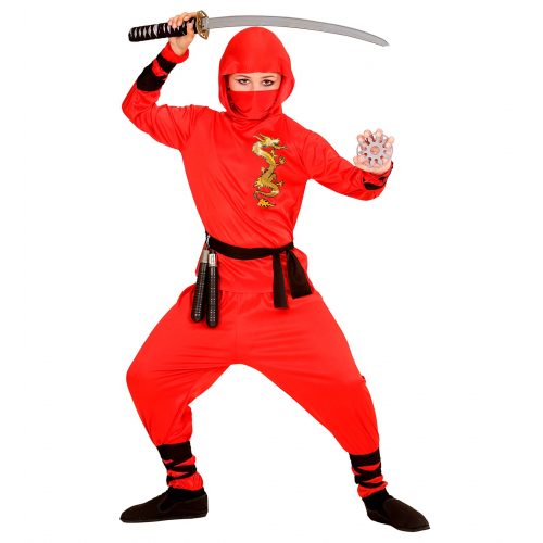 chlapecký kostým ninja red dragon