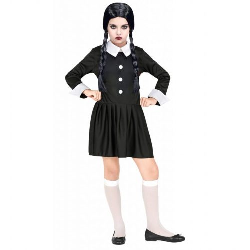 dívčí kostým temná dívka jako Wednesday