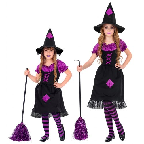 dívčí kostým čarodějnice