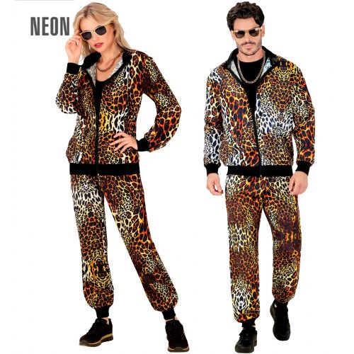 módní leopardí souprava 80. léta