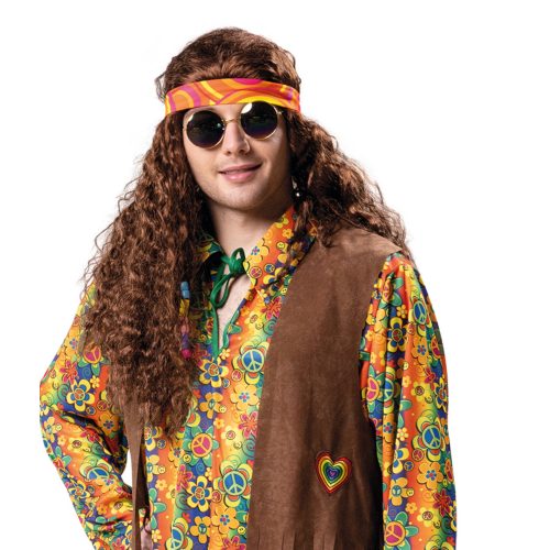 hippie paruka s šátkem unisex