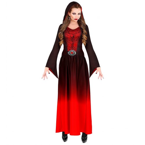 dámský kostým gotická lady červená