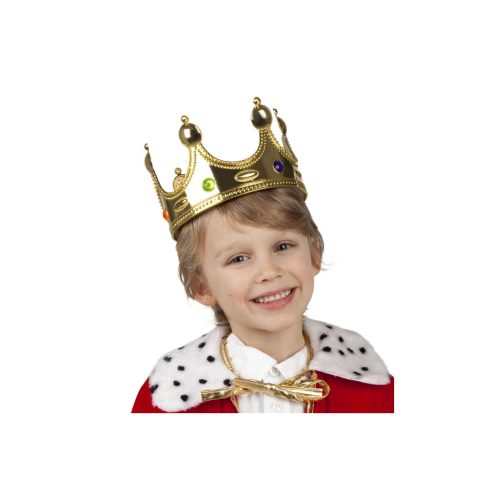 královská koruna zlatá dětská