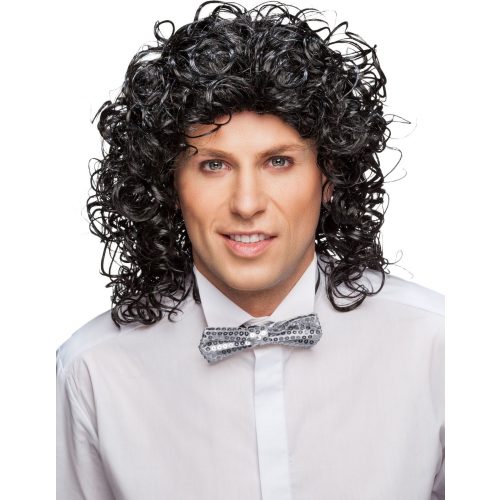 pánská paruka dlouhá kudrnatá