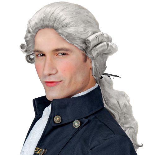 pánská historická paruka šedá