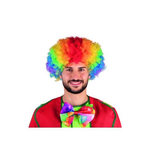duhová paruka pro klauna