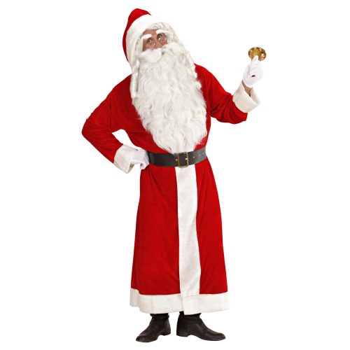pánský kostým Santa Claus deluxe, samet