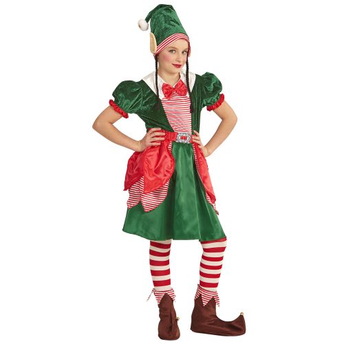 dívčí kostým santův pomocník elf
