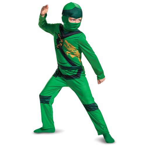 chlapecký kostým ninja Lloyd zelený Ninjago
