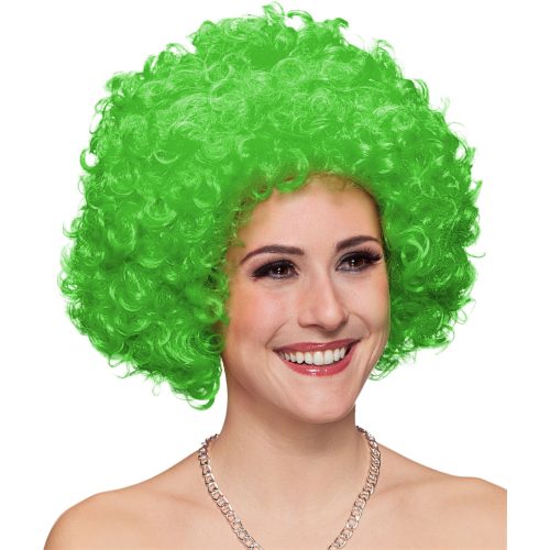 paruka afro zelená