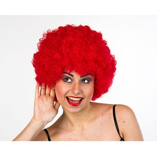 červená paruka klaun