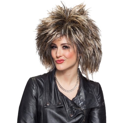dámská paruka 80. let, melírovaná