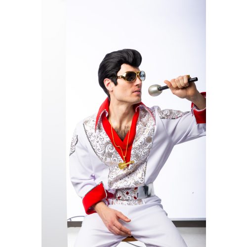 pánská paruka 50. let, černá