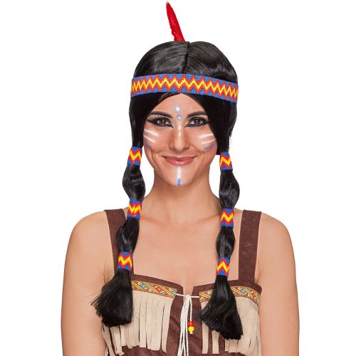 dámská indiánská paruka