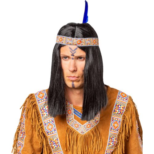 pánská indiánská paruka