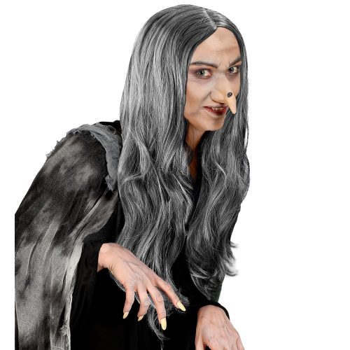 šedá paruka čarodějnice