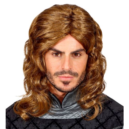 pánská paruka středověký rytíř