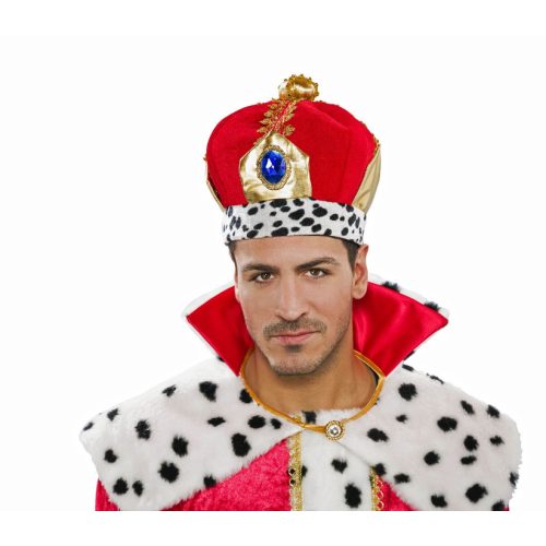 královská koruna ze sametu