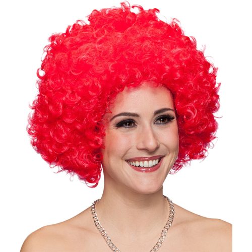 paruka červené afro/beruška