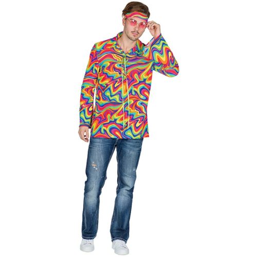 pánský hippie kostým multicolor