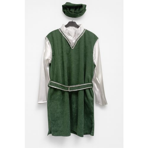 kostým do historického průvodu zelený