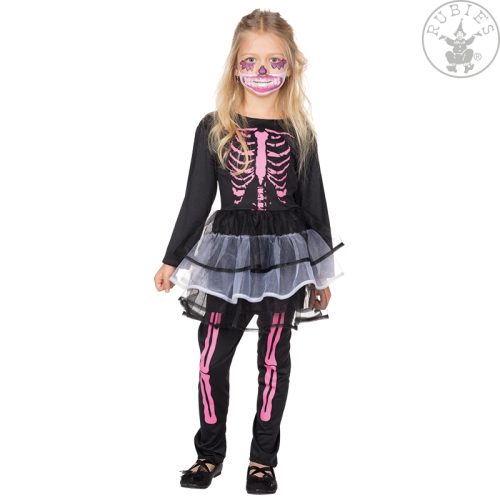 Foto - dívčí kostým kostlivec