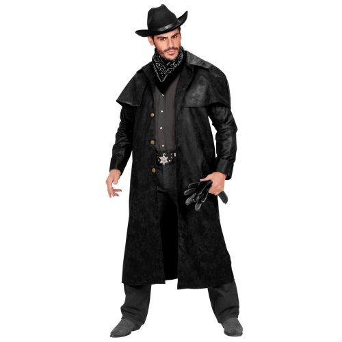 pánský western kabát černý